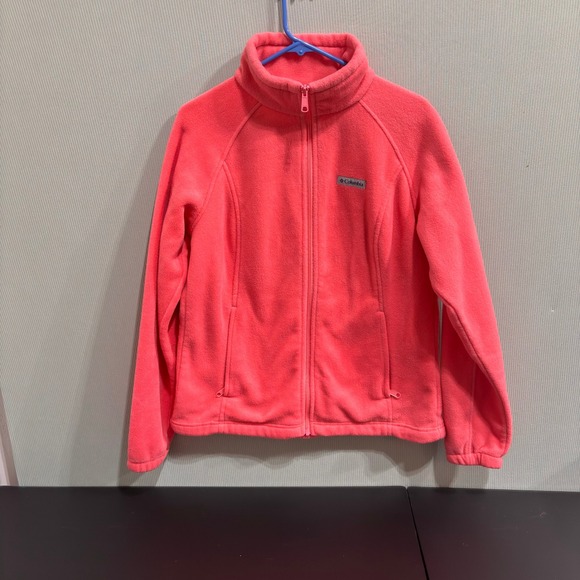 Columbia Jackets & Blazers - Columbia Fleece Jacket Pink Full Zip Women's XL Sportswear Company